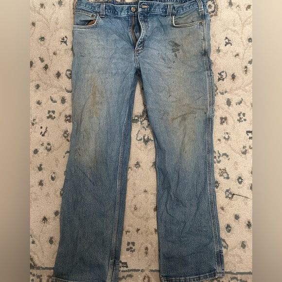 Carhartt Relaxed Fit Blue Jeans - Picture 1 of 6